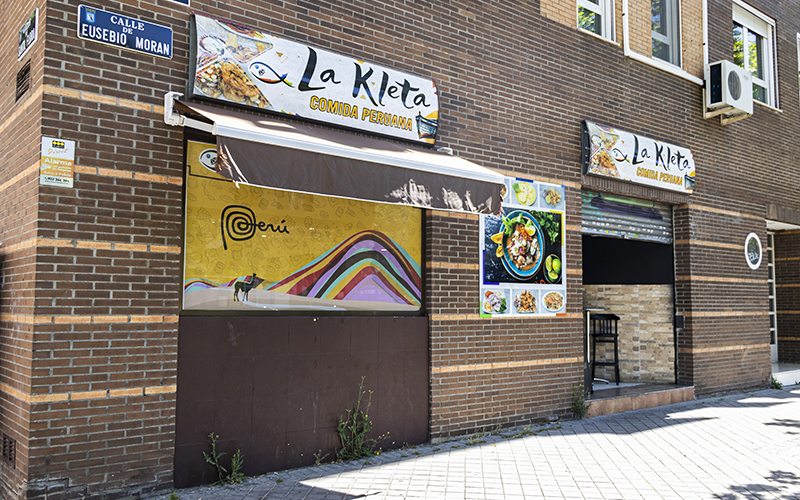 local plaza eliptica del restaurate peruano la k-leta